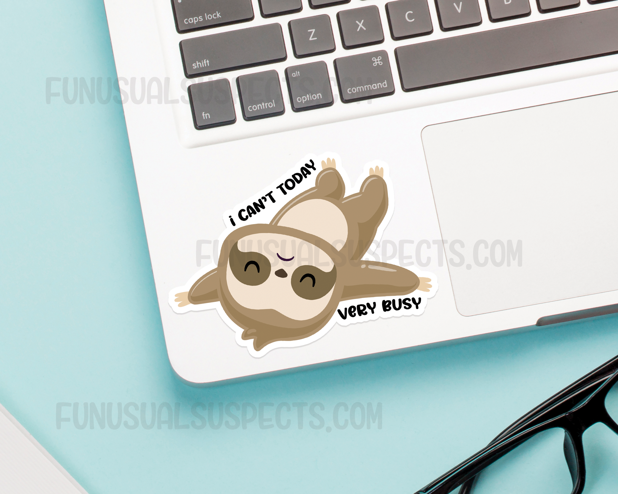 Sloth Very Busy Sticker