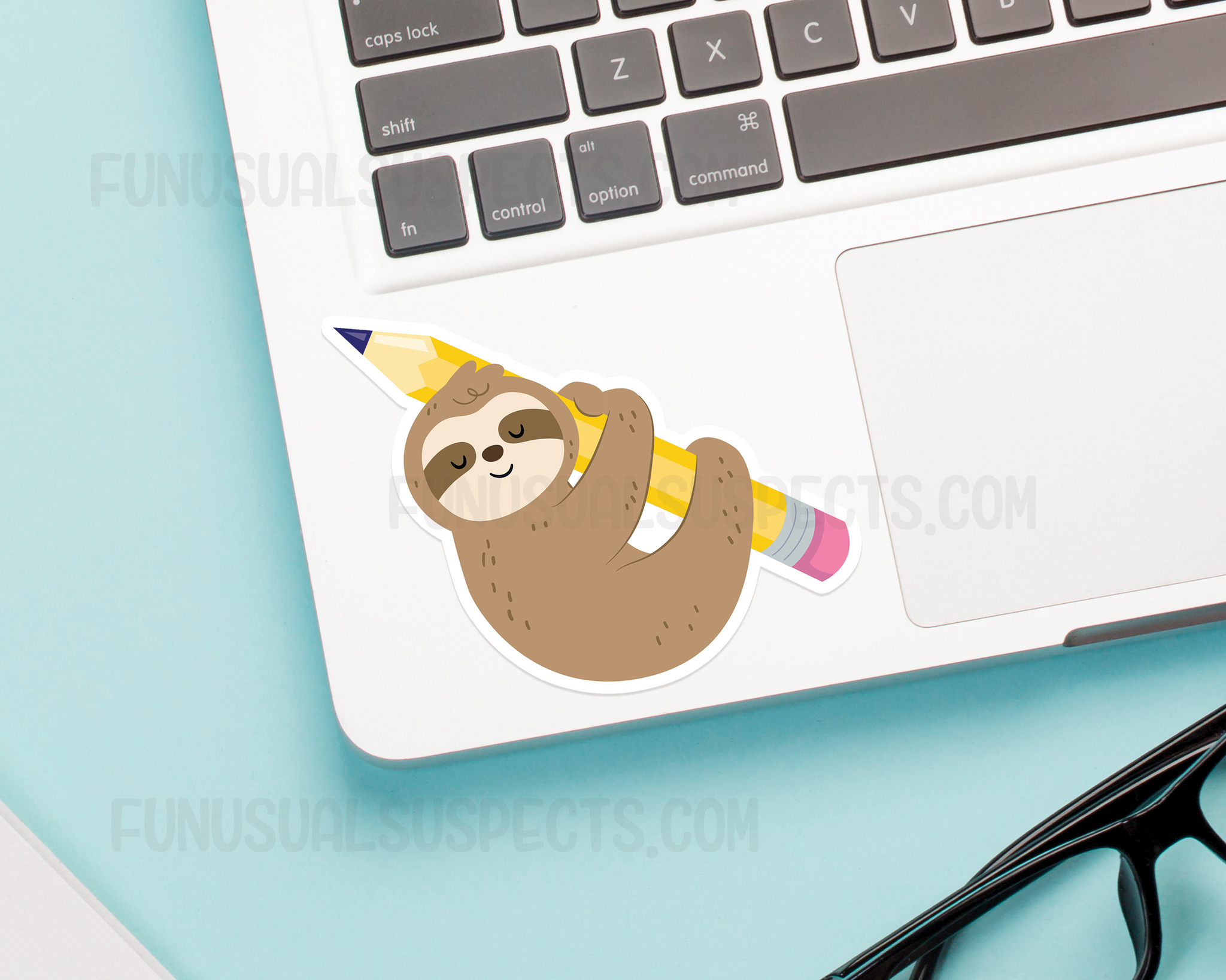 Sloth Pencil Sticker