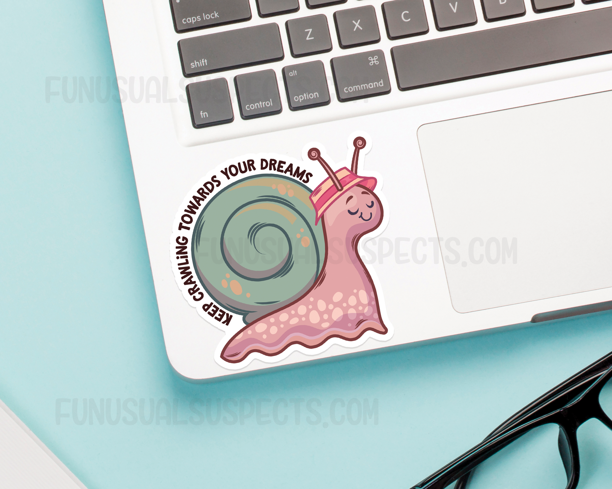 Snail Keep Crawling Sticker