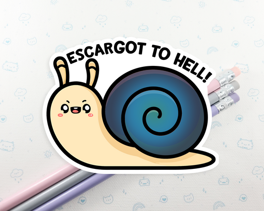 Snail Escargot Sticker