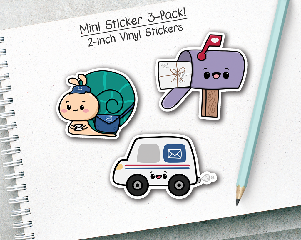 Snail Mail - Mini Sticker Pack