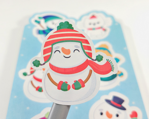 Snowman Sticker Sheet