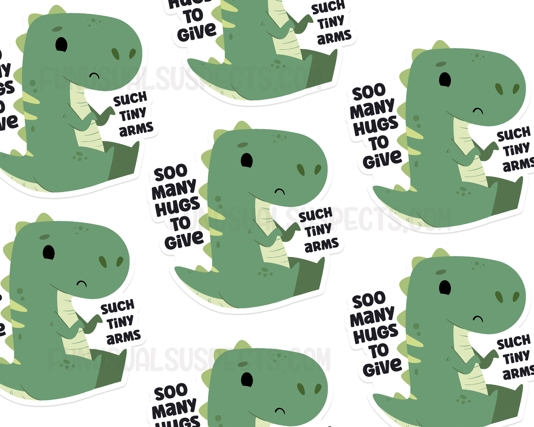 T-Rex Tiny Arms Sticker