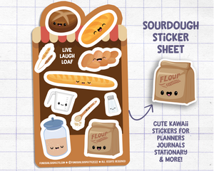 Sourdough Sticker Sheet