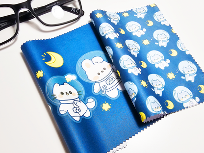 Cat Astronaut Screen Cleaning Cloth Set