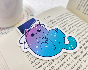 Space Cat Magnetic Bookmark