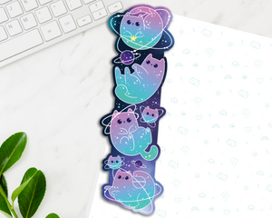 Space Cats Long Sticker