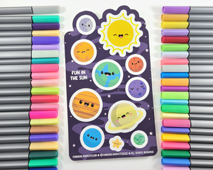 Planets Sticker Sheet