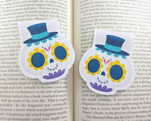 Day of the Dead Skull with Hat Bookmark