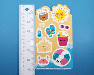 Beach Sticker Sheet