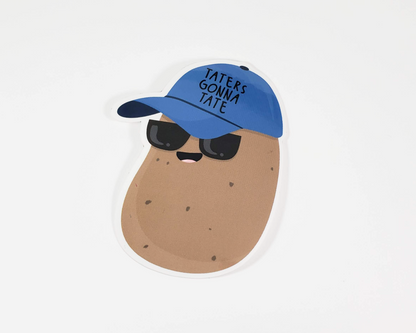 Taters Gonna Tate Sticker