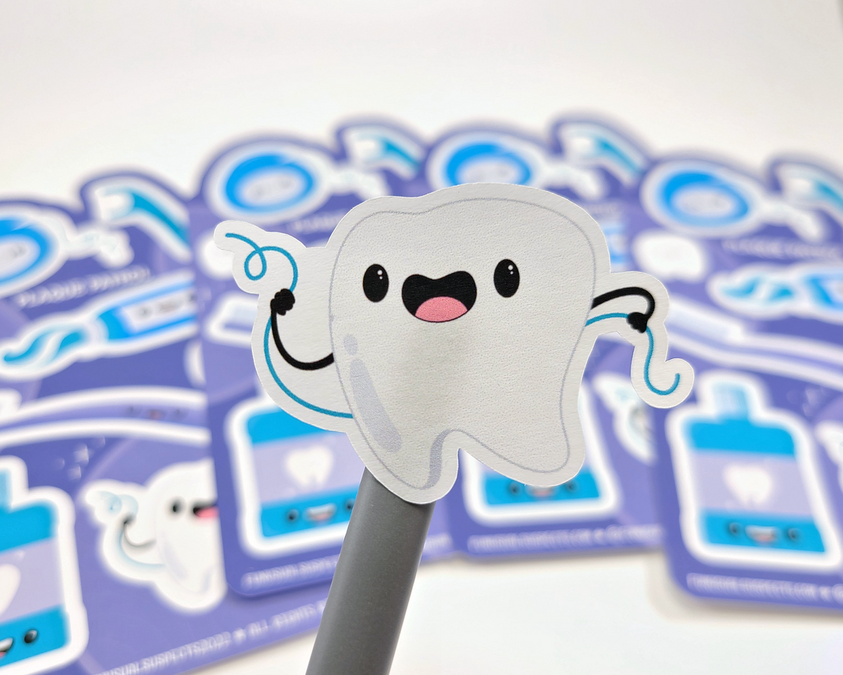 Dental Sticker Sheet – FunUsualSuspects