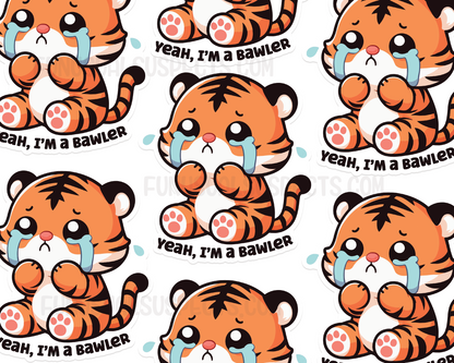 Tiger Bawler Sticker