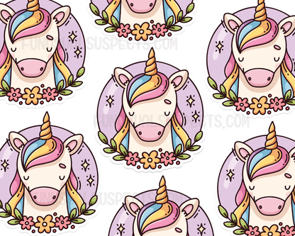 Unicorn Serene Sticker