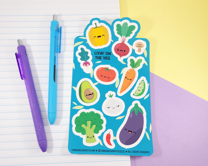 Vegetable Sticker Sheet