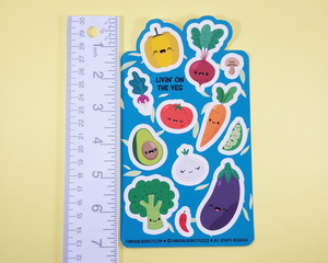 Vegetable Sticker Sheet