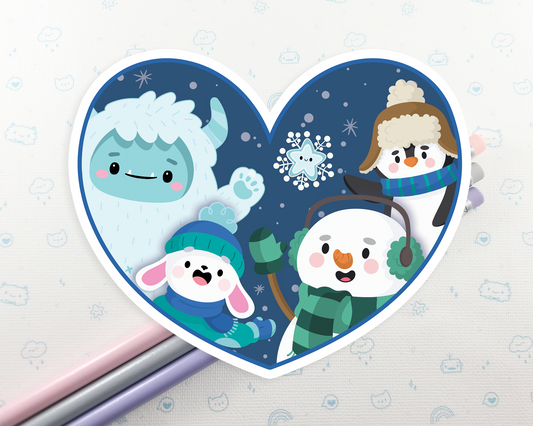 Heart of Chill Friends Sticker