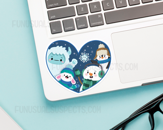 Heart of Chill Friends Sticker