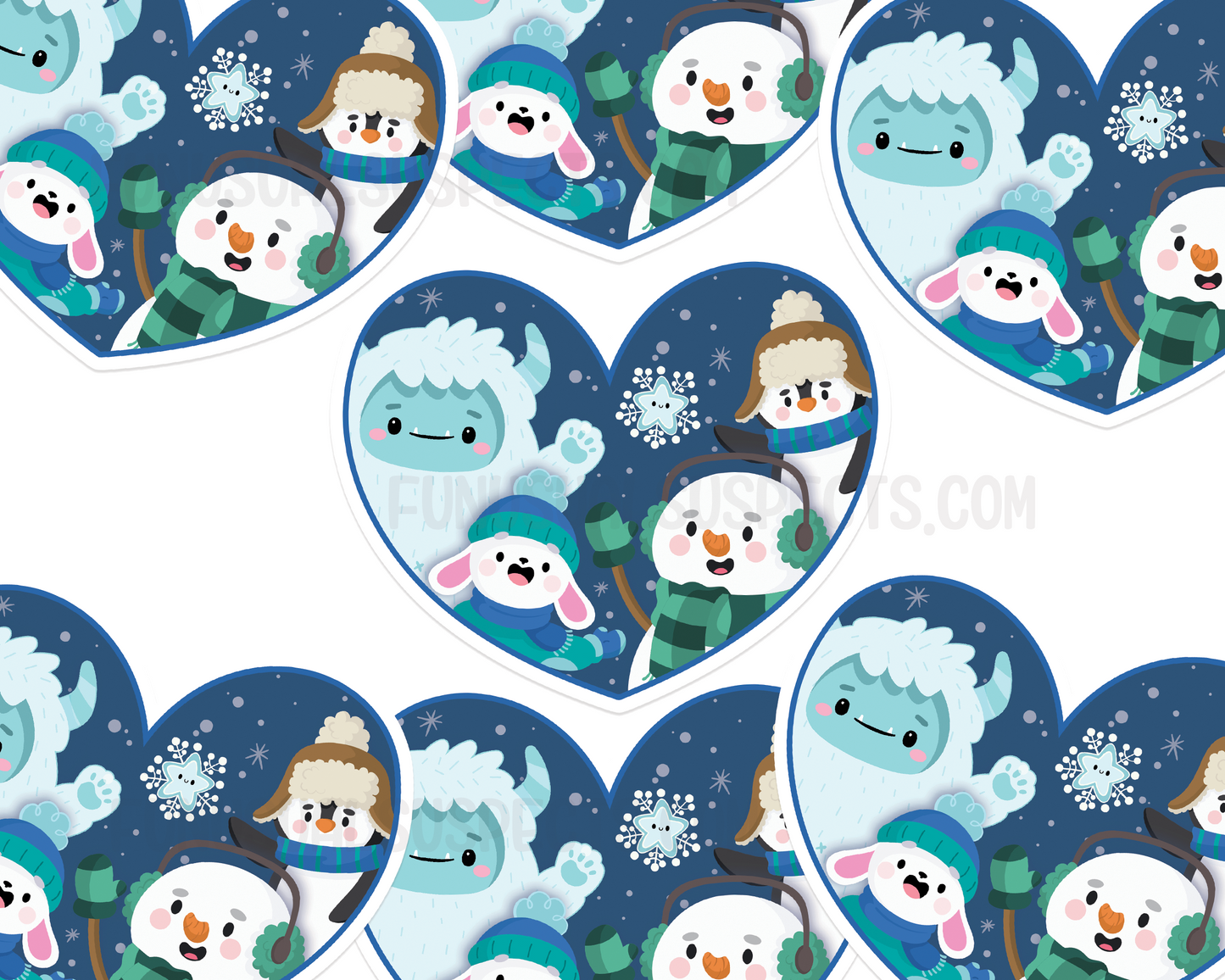 Heart of Chill Friends Sticker