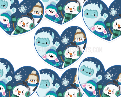 Heart of Chill Friends Sticker