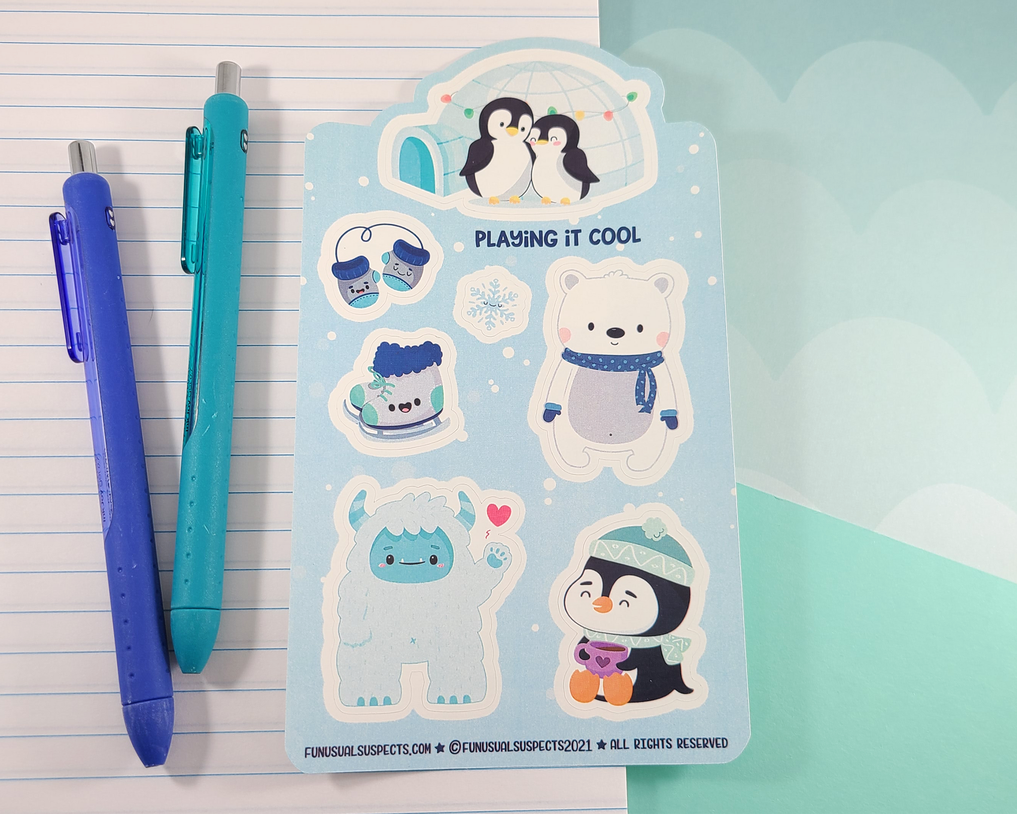 Winter Friends Sticker Sheet