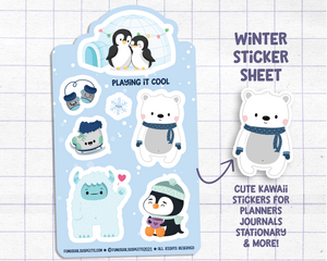 Winter Friends Sticker Sheet