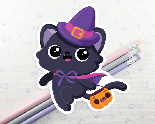 Cat Witch Sticker