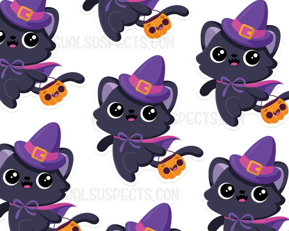 Cat Witch Sticker