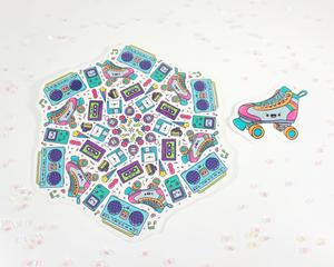 90's Mandala Sticker Set