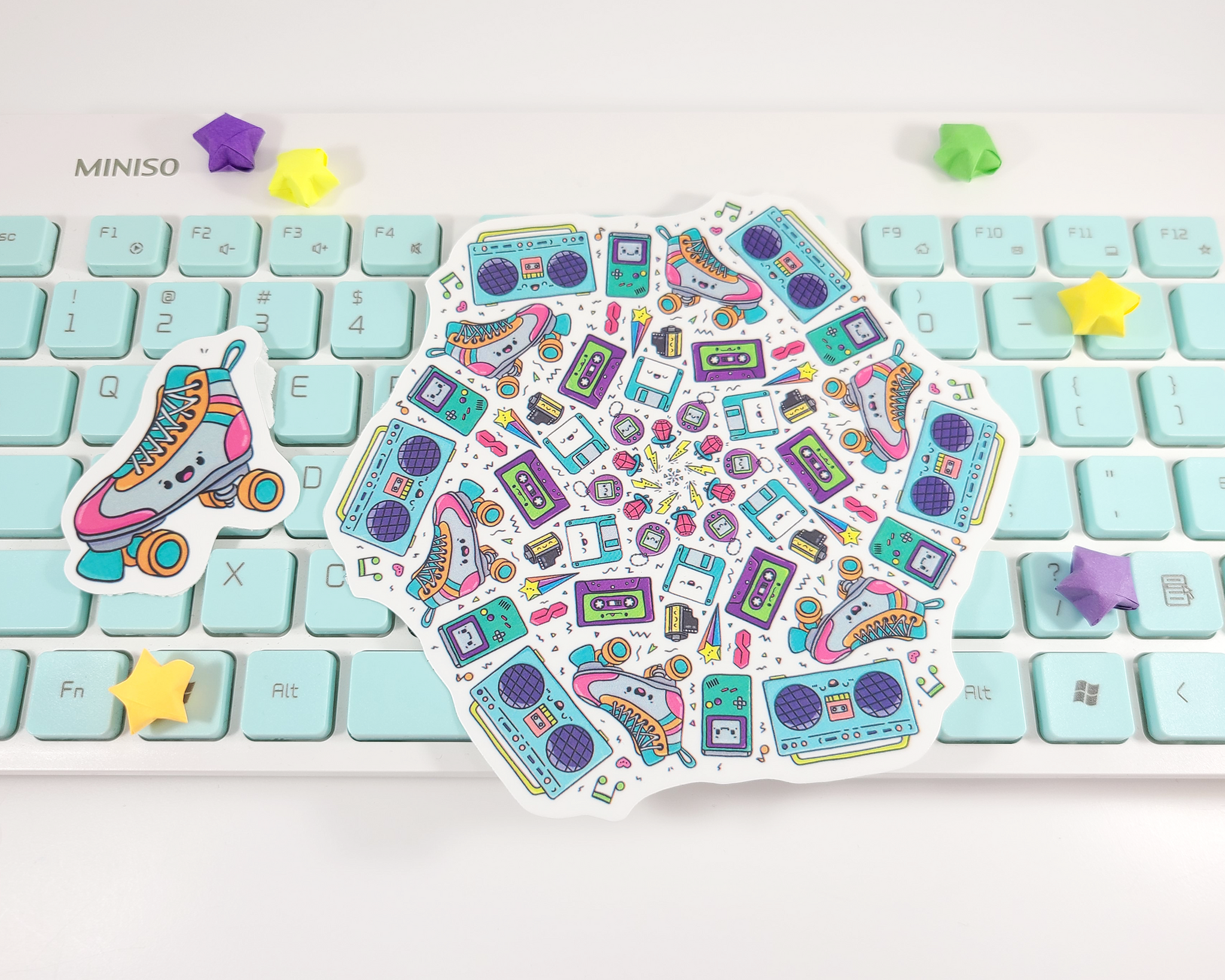 90's Mandala Sticker Set