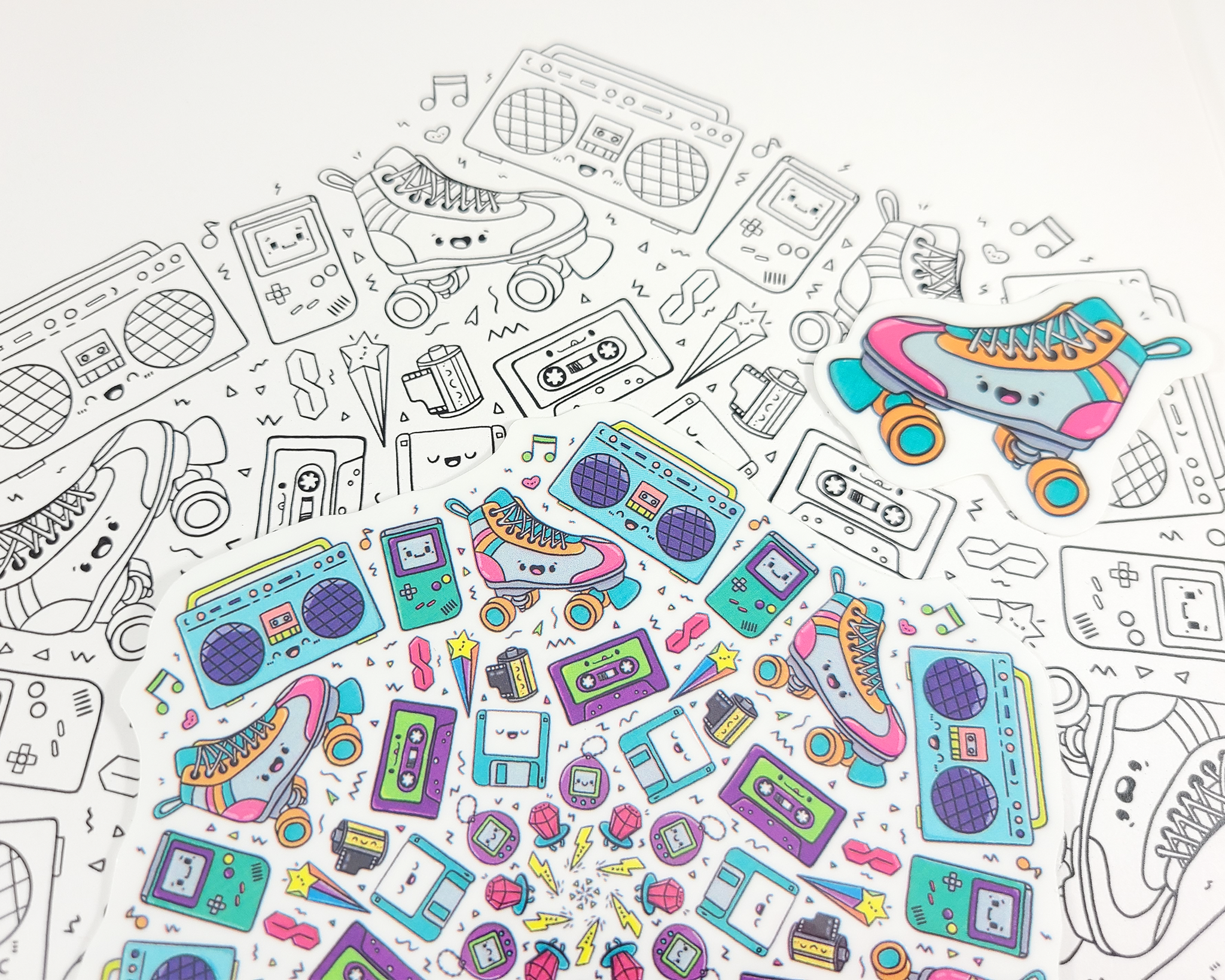 90's Mandala Sticker Set