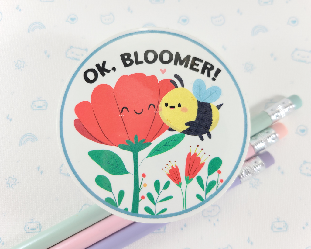 Bee Ok Bloomer Sticker
