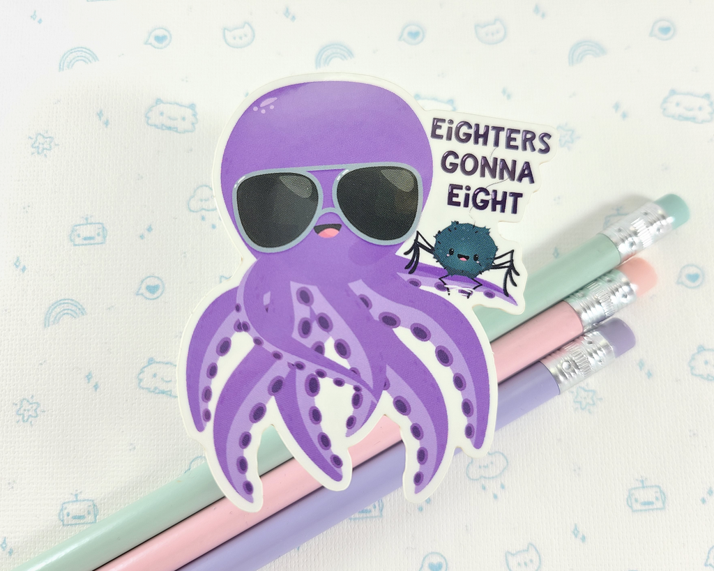 Octopus & Spider Sticker