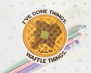 Waffle Things Sticker