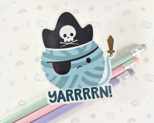 Yarn Pirate Sticker
