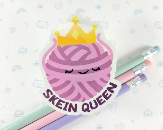 Yarn Skein Queen Sticker