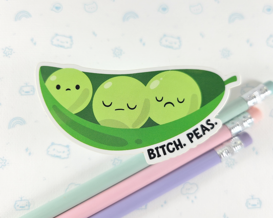 Bitch, Peas Sticker