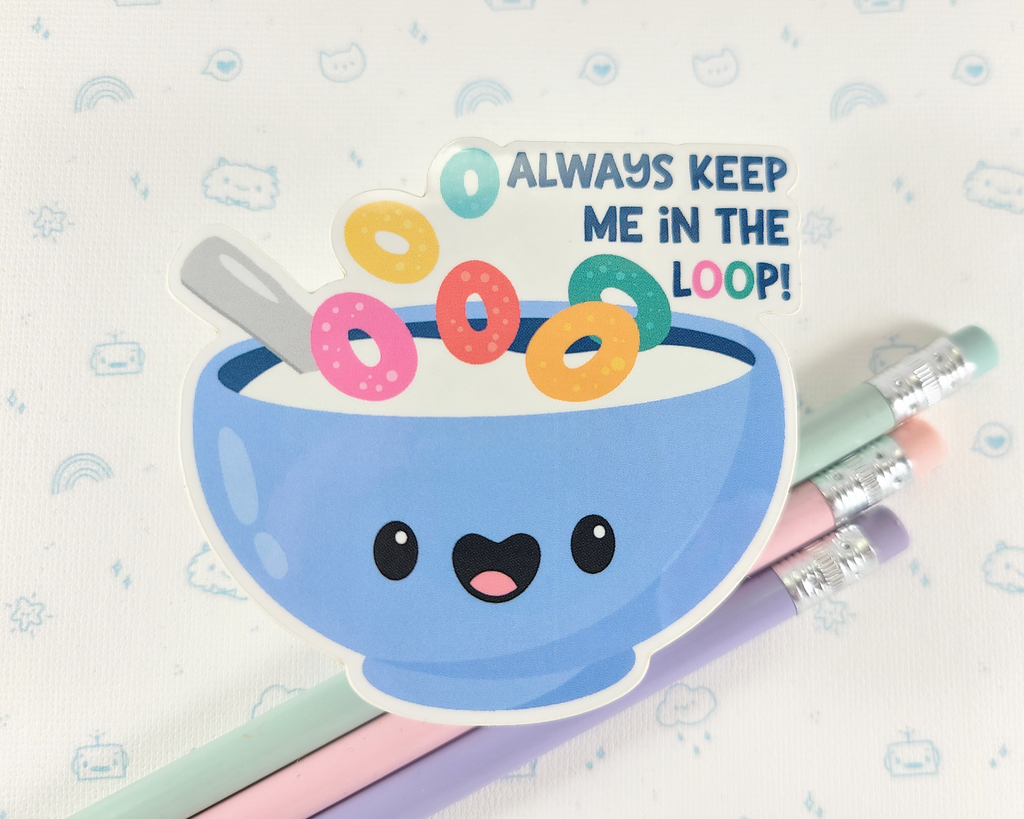 Cereal Sticker
