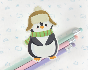 Penguin Winter Sticker