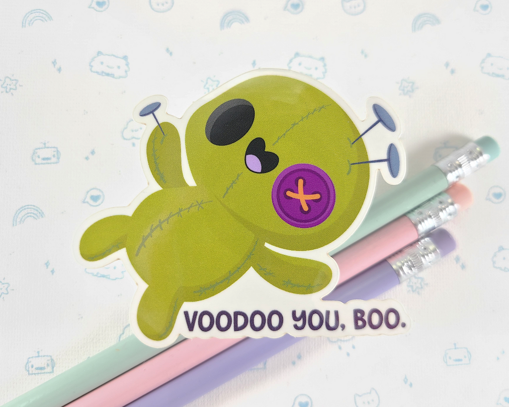 Voodoo Boo Sticker