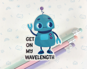 Robot Wavelength Sticker