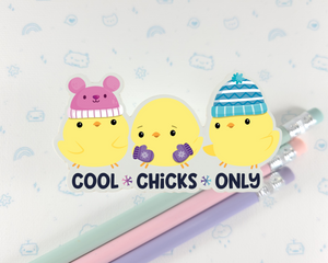 Cool Chicks Sticker