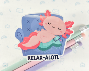 Axolotl Relax Sticker