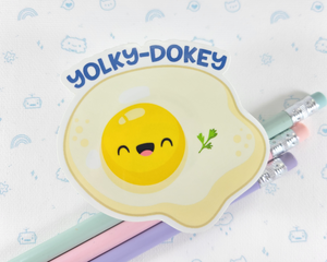 Egg Yolky Dokey Sticker