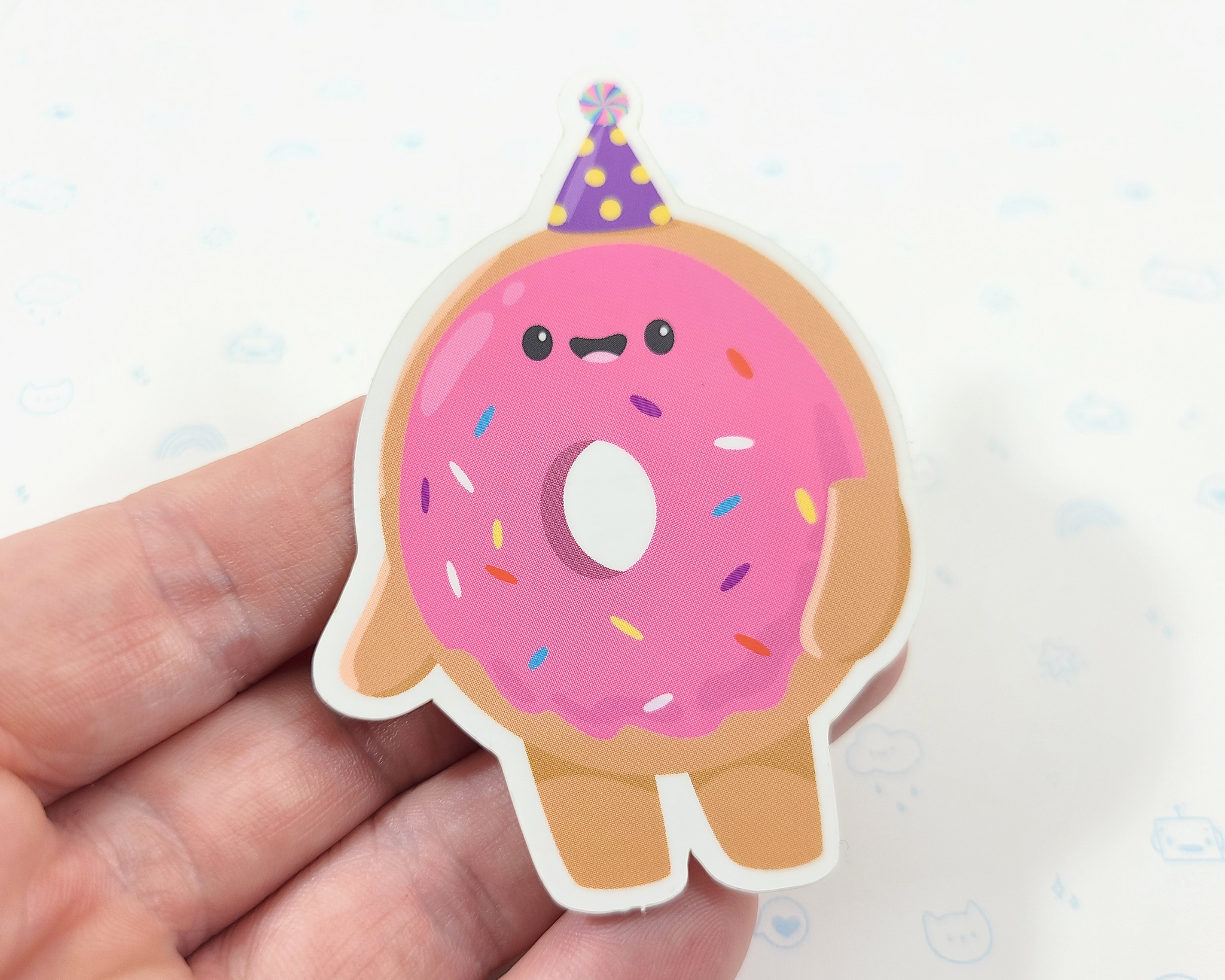 Party Donut Sticker