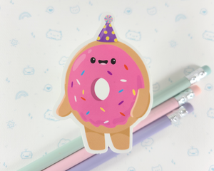 Party Donut Sticker