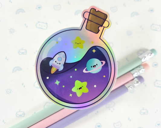 Holographic Space Sticker