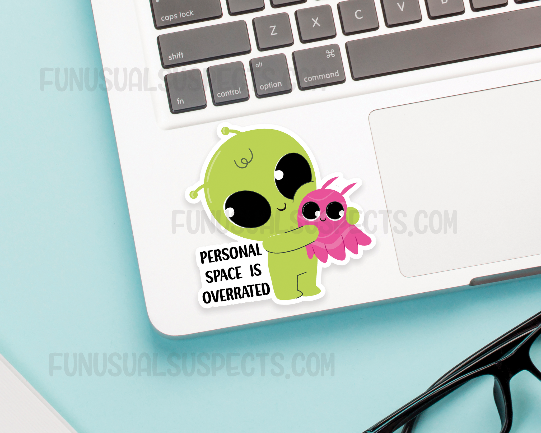 Alien Space Sticker