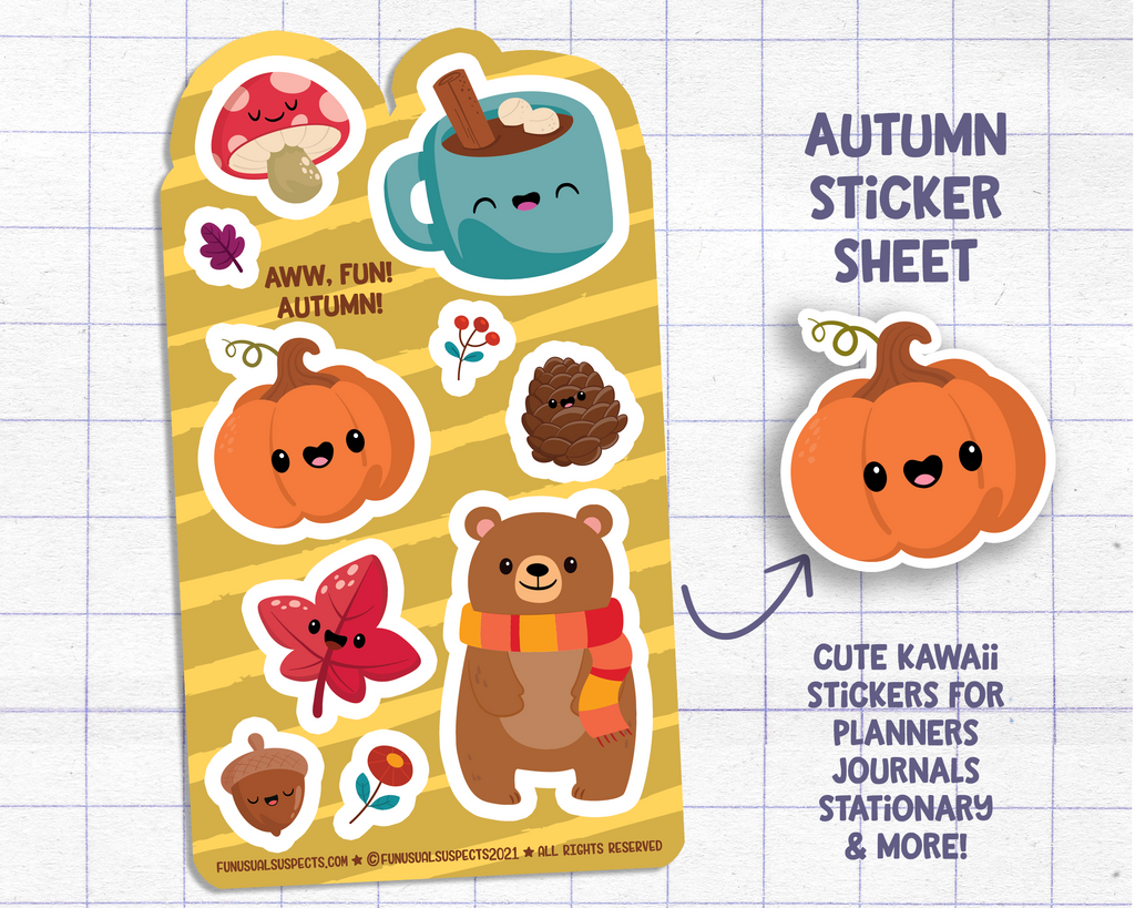 Autumn Sticker Sheet