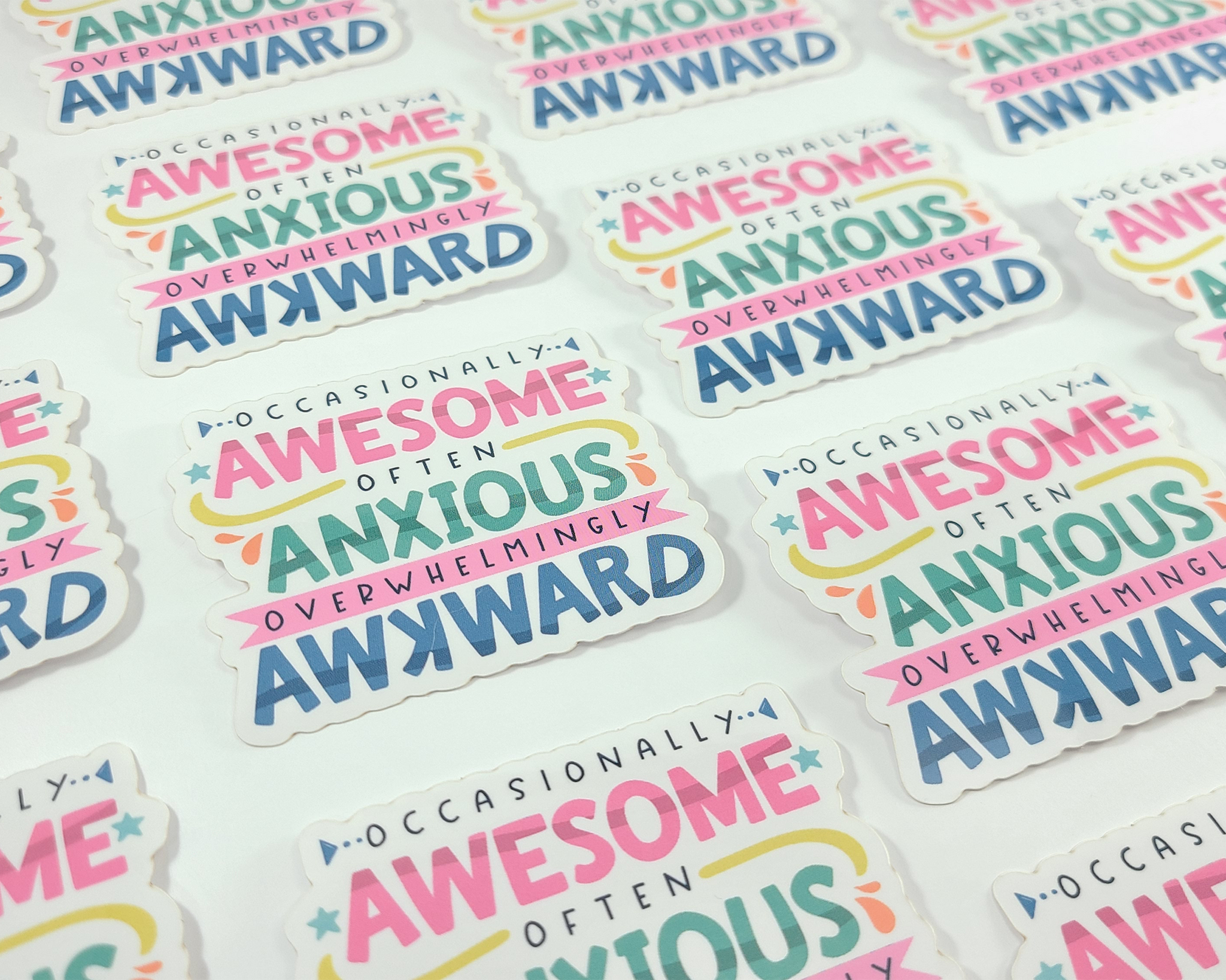 Awesome, Anxious, Awkward Sticker